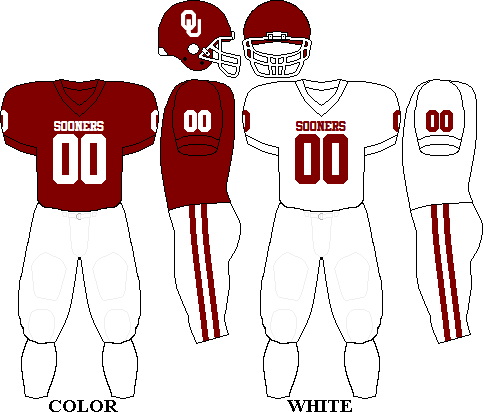 Big12 Uniform Ou - Oklahoma Sooners Football Colors Cream Transparent PNG - 483x412 - Free Download on - Football Transparent PNG Free Download