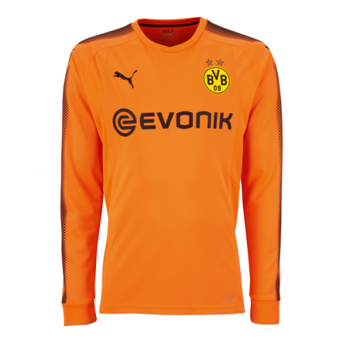 17/18 Borussia Dortmund Goalkeeper Orange Ls Football - Dortmund Gk Kit 17 18 Transparent PNG - 500x500 - Free Download on - Football Transparent PNG Free Download
