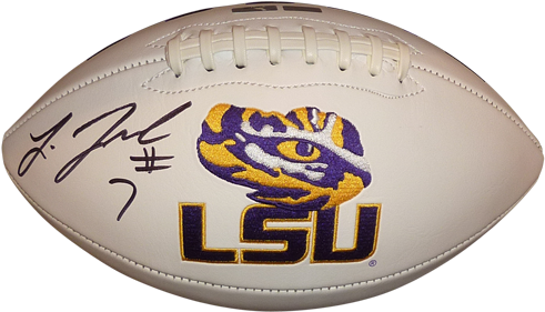 Leonard Fournette Autographed Lsu Louisiana State Tigers - Lsu Tigers Football Schedule 2018 Transparent PNG - 500x500 - Free Download on - Football Transparent PNG Free Download