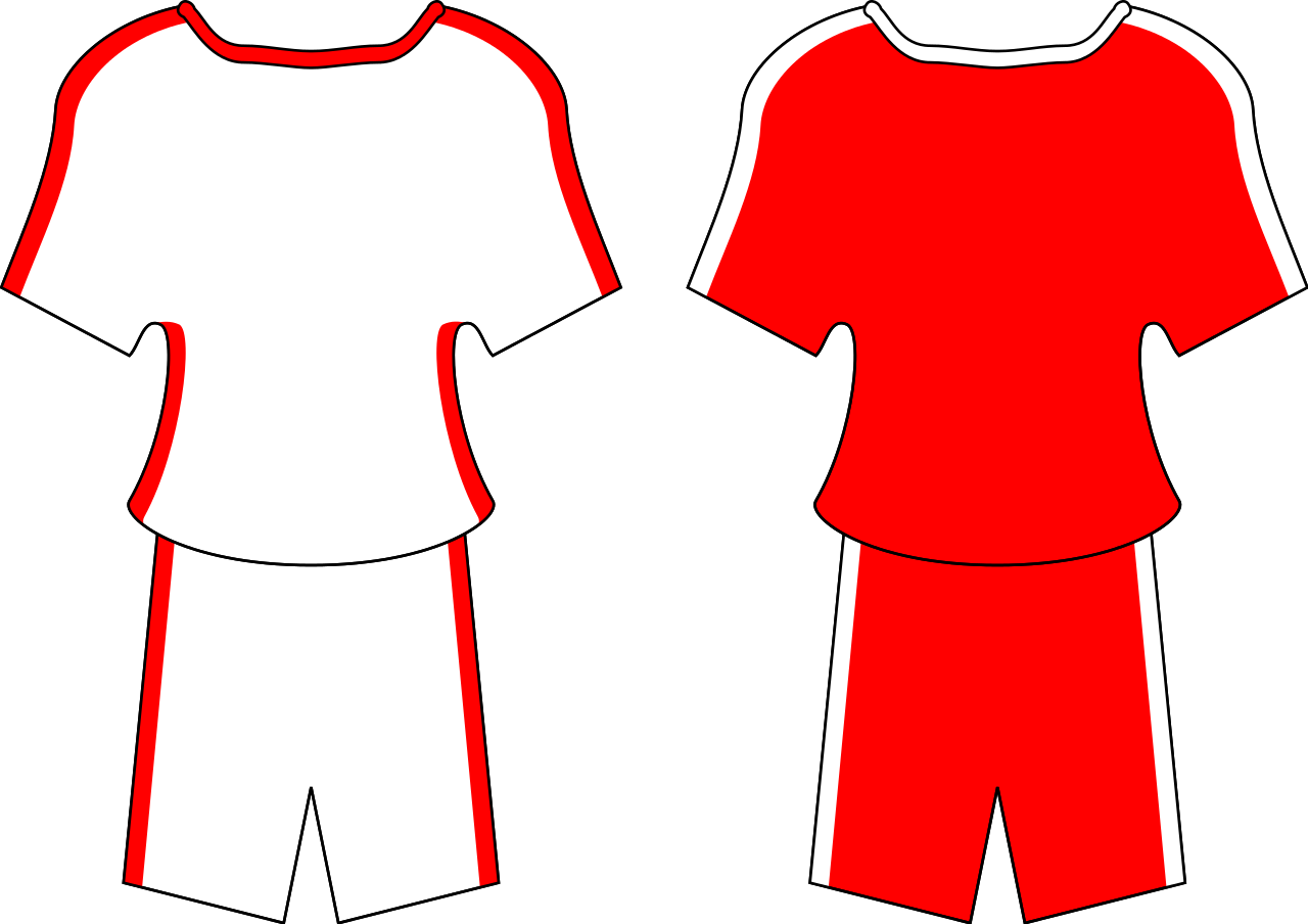 Chn Football Kit - Red Football Kit Clipart Transparent PNG - 1280x904 - Free Download on - Football Transparent PNG Free Download