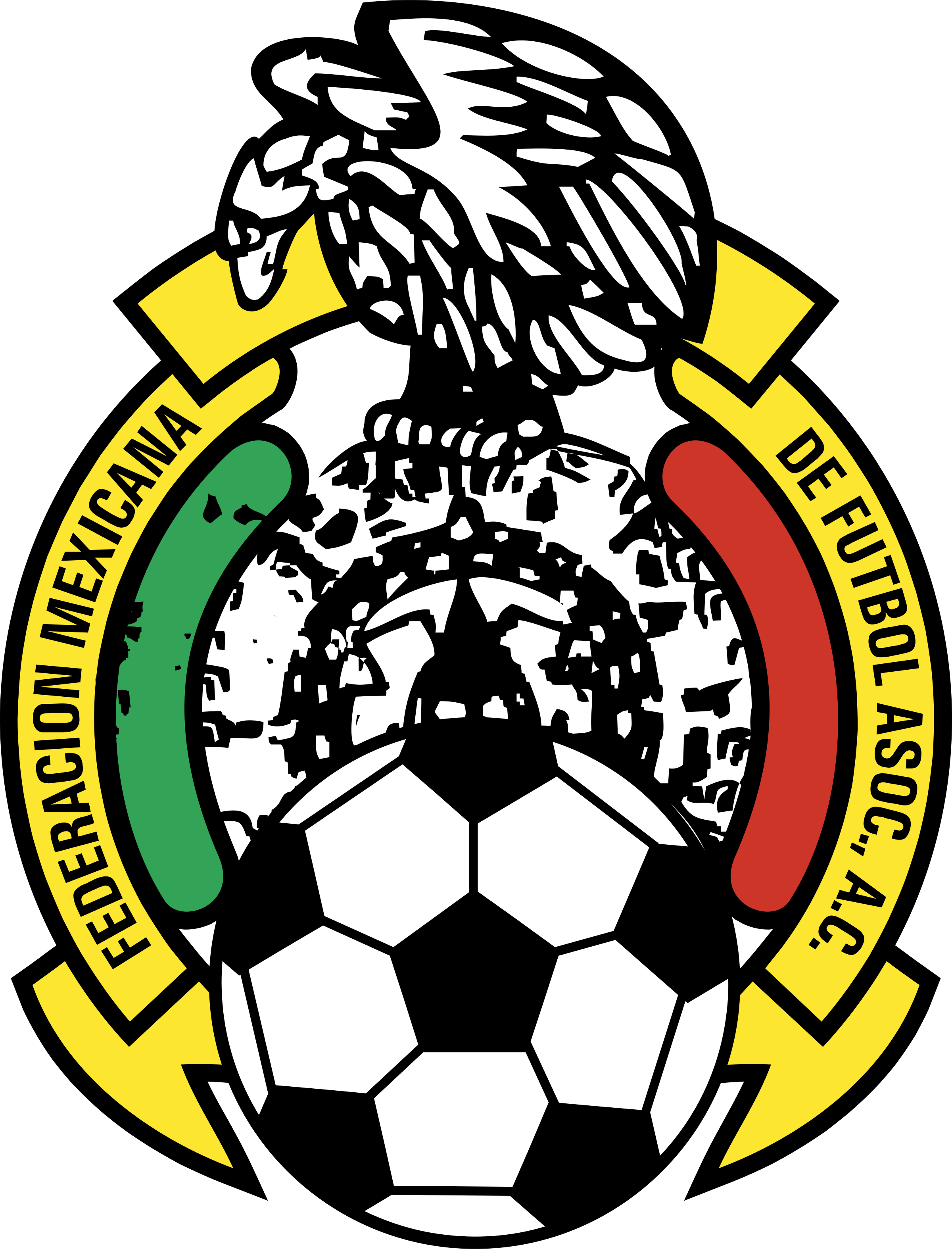 Mexico Logo Png Transparent - Mexican Football Federation Logo Transparent PNG - 2400x3148 - Free Download on - Football Transparent PNG Free Download