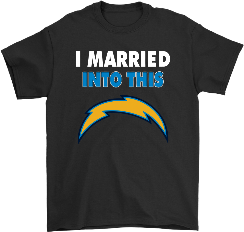 I Married Into This Los Angeles Chargers Football Nfl - San Jose Sharks T Shirts I Married Into This Hoodies Transparent PNG - 1024x1024 - Free Download on - Football Transparent PNG Free Download
