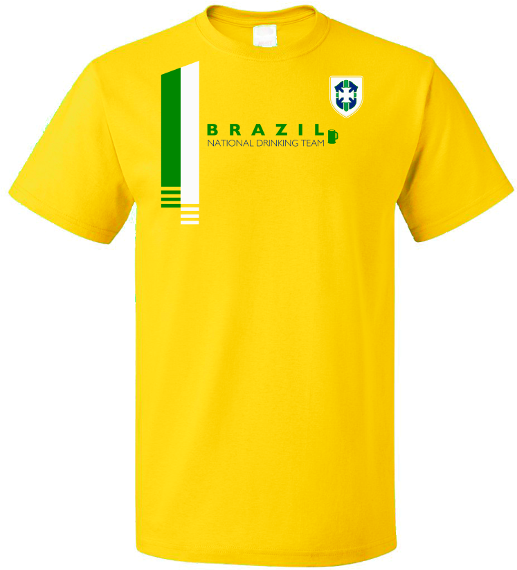 Standard Yellow Brazil National Drinking Team - Equipacion Real Betis 2017 Transparent PNG - 804x1005 - Free Download on - Football Transparent PNG Free Download