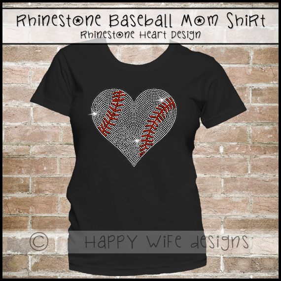 Rhinestone Baseball Mom Shirt With Rhinestone Baseball - Football Tshirts For Mom Transparent PNG - 570x570 - Free Download on - Football Transparent PNG Free Download