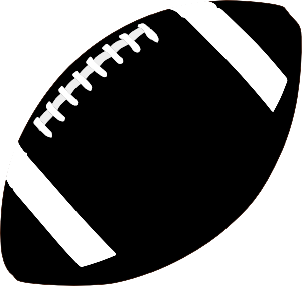 Sports Clipart Black And White Png - American Football Vector Png Transparent PNG - 600x570 - Free Download on - Football Transparent PNG Free Download