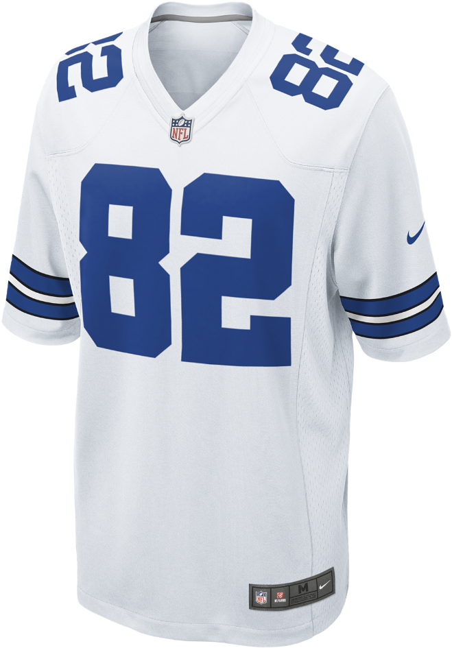 Nike Nfl Dallas Cowboys Men's Football Home Game Jersey - Dez Bryant Jersey White Transparent PNG - 1000x1000 - Free Download on - Football Transparent PNG Free Download