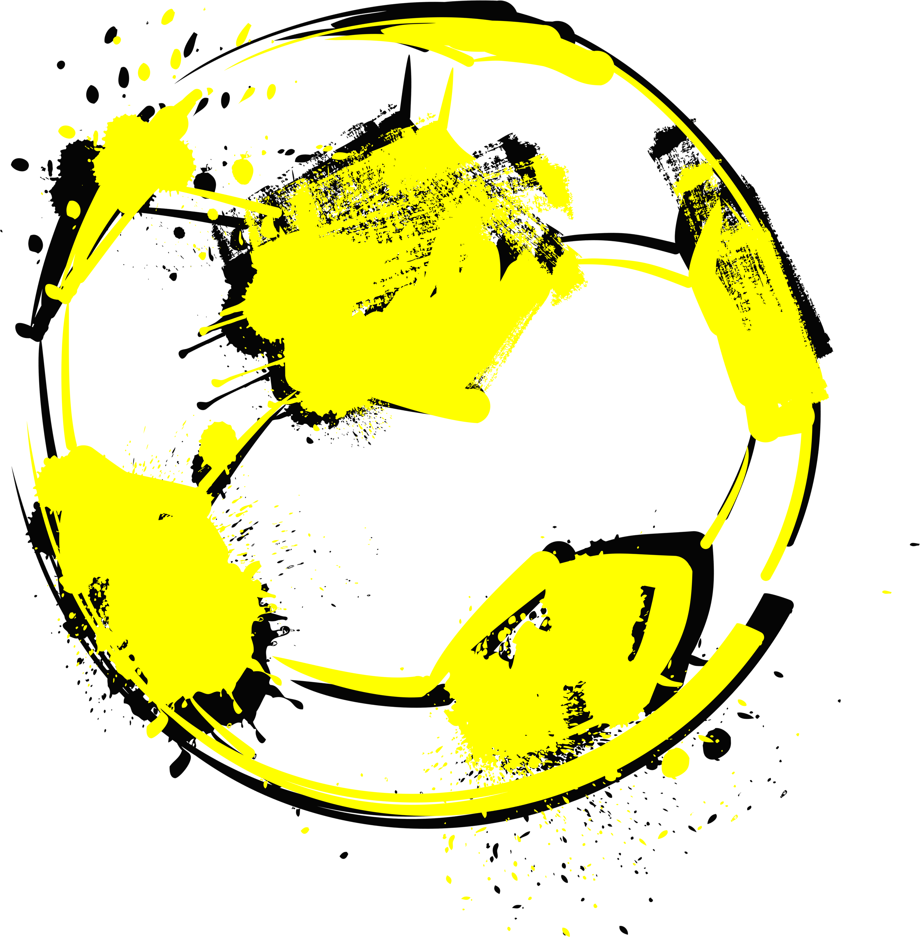 Football Clip Art Hand Painted Handpainted Transprent - Futbol Graffiti Png Transparent PNG - 3205x3262 - Free Download on - Football Transparent PNG Free Download