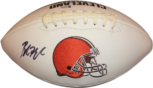 Baker Mayfield Autographed Cleveland Browns Logo Football - Bernie Kosar Autographed Ball - Logo Jsa Witnessed Transparent PNG - 500x500 - Free Download on - Football Transparent PNG Free Download