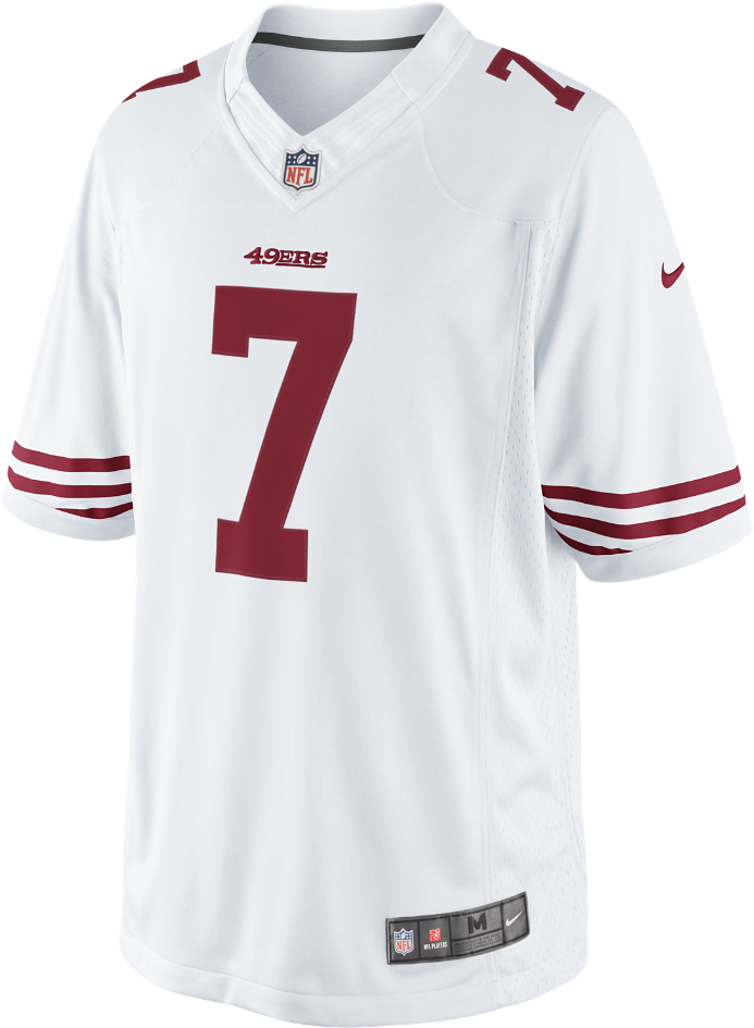 Nike Nfl San Francisco 49ers Men's Football Away Limited Transparent PNG - 1000x1000 - Free Download on - Football Transparent PNG Free Download