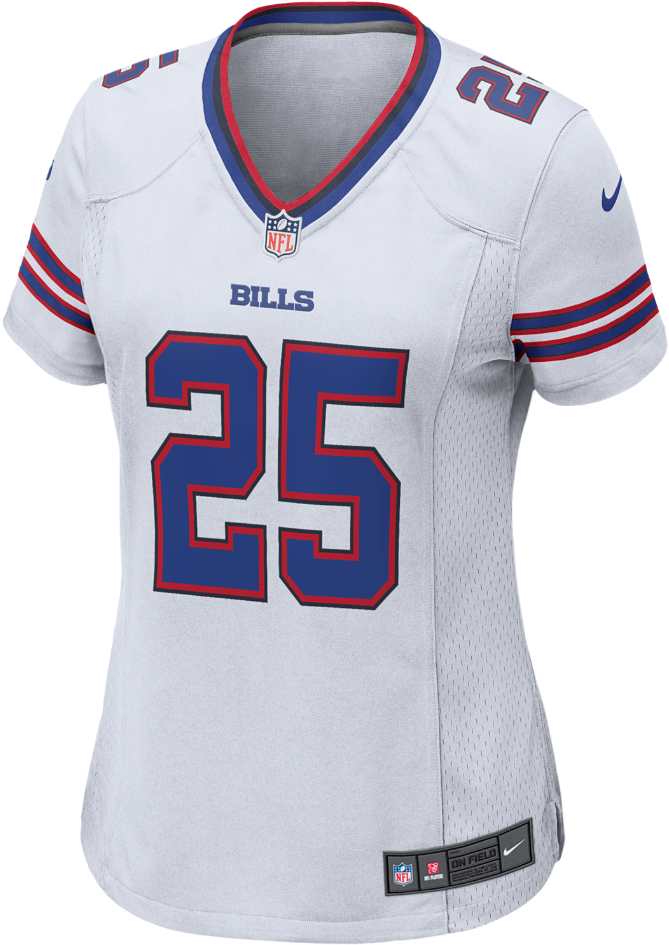 Nike Nfl Buffalo Bills Women's Football Away Game Jersey Transparent PNG - 1000x1000 - Free Download on - Football Transparent PNG Free Download