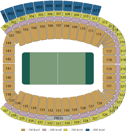 Umass Minutemen Football At Georgia Bulldogs Football - Sanford Stadium Section 321 Transparent PNG - 500x500 - Free Download on - Football Transparent PNG Free Download