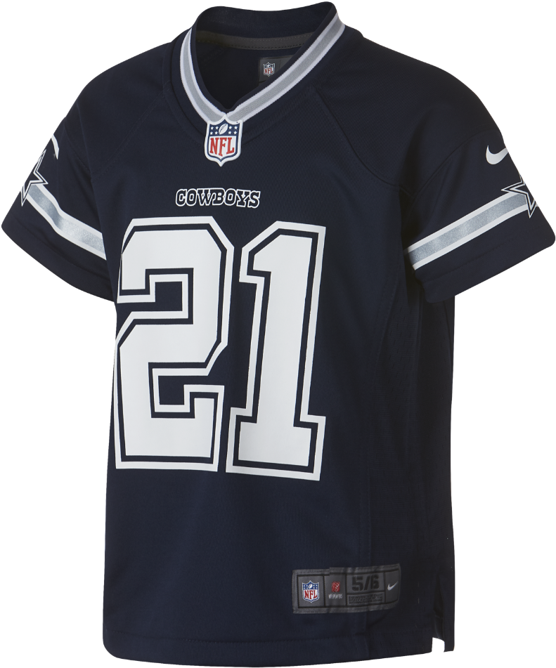Nike Nfl Dallas Cowboys Preschool Kids' Football Away - Sports Jersey Transparent PNG - 1000x1000 - Free Download on - Football Transparent PNG Free Download