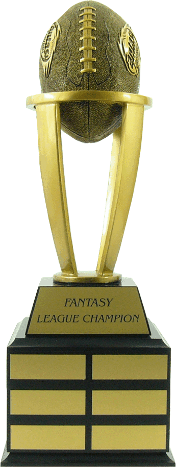 Fantasy Football Gold Tower R272p - Fantasy Football Tower Trophy Transparent PNG - 345x915 - Free Download on - Football Transparent PNG Free Download