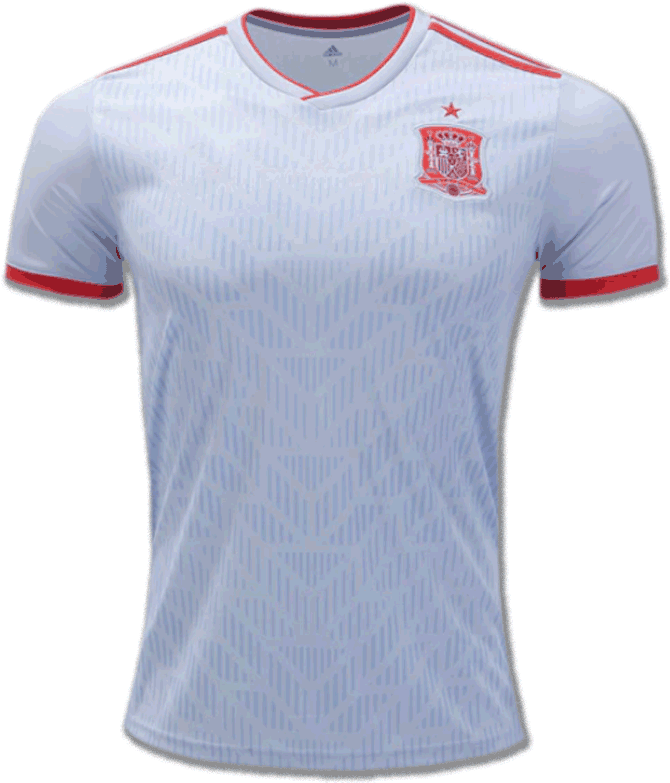 Spain Football Jersey Away 2018 Fifa World Cup - Spain World Cup Jersey 2018 Away Transparent PNG - 900x1200 - Free Download on - Football Transparent PNG Free Download