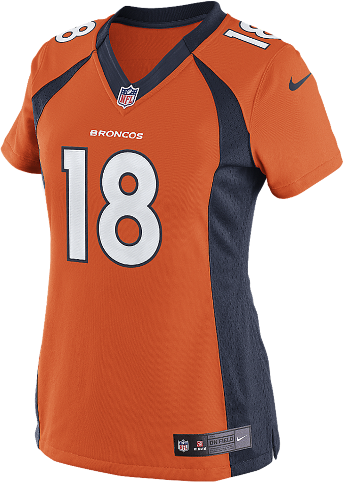 Nike Nfl Denver Broncos Women's Football Home Limited - Super Bowl 50 Transparent PNG - 1000x1000 - Free Download on - Football Transparent PNG Free Download
