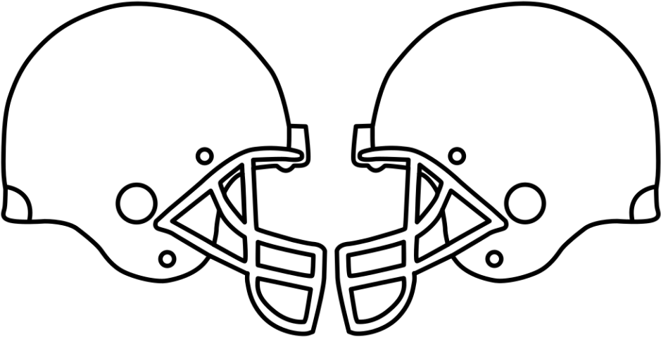 Astonishing Nfl Football Helmetring Pages With Pro - Line Art Transparent PNG - 939x479 - Free Download on - Football Transparent PNG Free Download