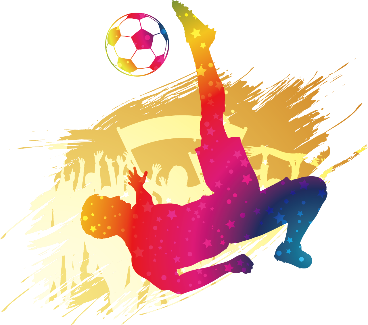 Football Player Silhouette Royalty-free - Silhouette Soccer Kick Clipart Transparent PNG - 1280x1132 - Free Download on - Football Transparent PNG Free Download
