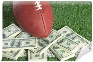 Nfl Football On Field With A Pile Of Money Wall Mural - Sports Betting American Football Transparent PNG - 400x400 - Free Download on - Football Transparent PNG Free Download
