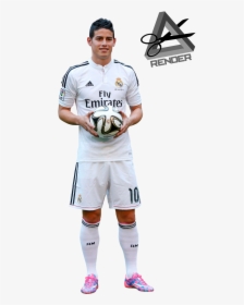 Transparent Ronaldo Png - James Rodriguez Real Madrid 2014 2015, Png Download - Football Transparent PNG Free Download