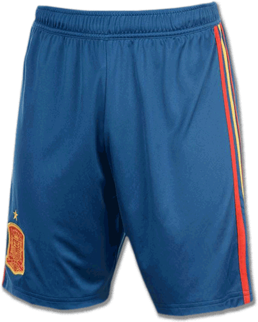 Spain Football Shorts Home For 2018 Fifa World - Board Short Transparent PNG - 900x1200 - Free Download on - Football Transparent PNG Free Download