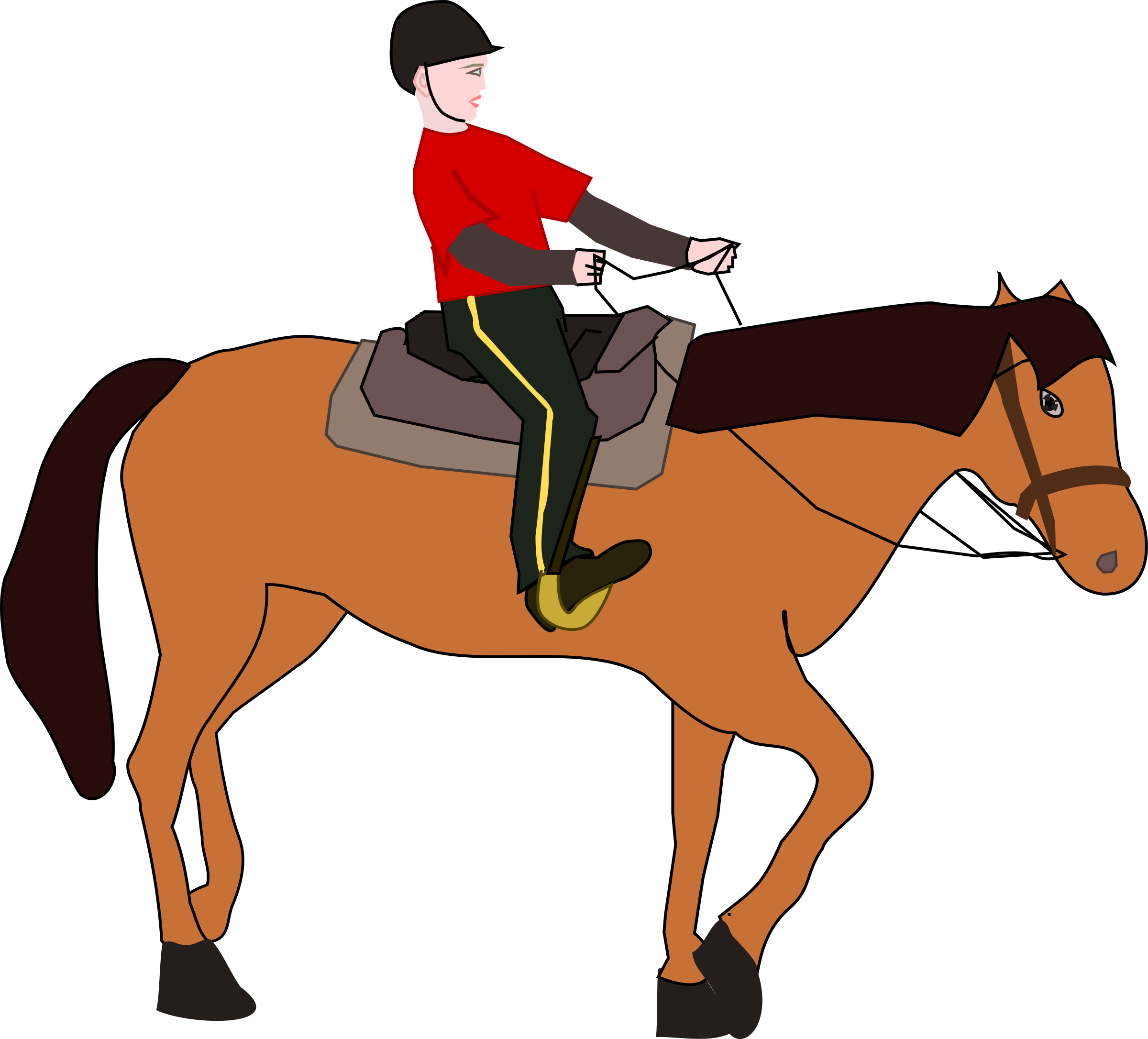 Western Horse Riding Clipart 20 - Horse Riding Clipart - Free Transparent PNG Clipart Images Download. - Horse Transparent PNG Free Download