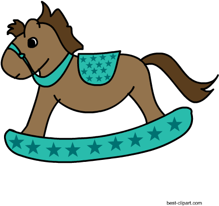 Free Rocking Horse Western Clip Art - Baby Shower - Free Transparent PNG Clipart Images Download. - Horse Transparent PNG Free Download