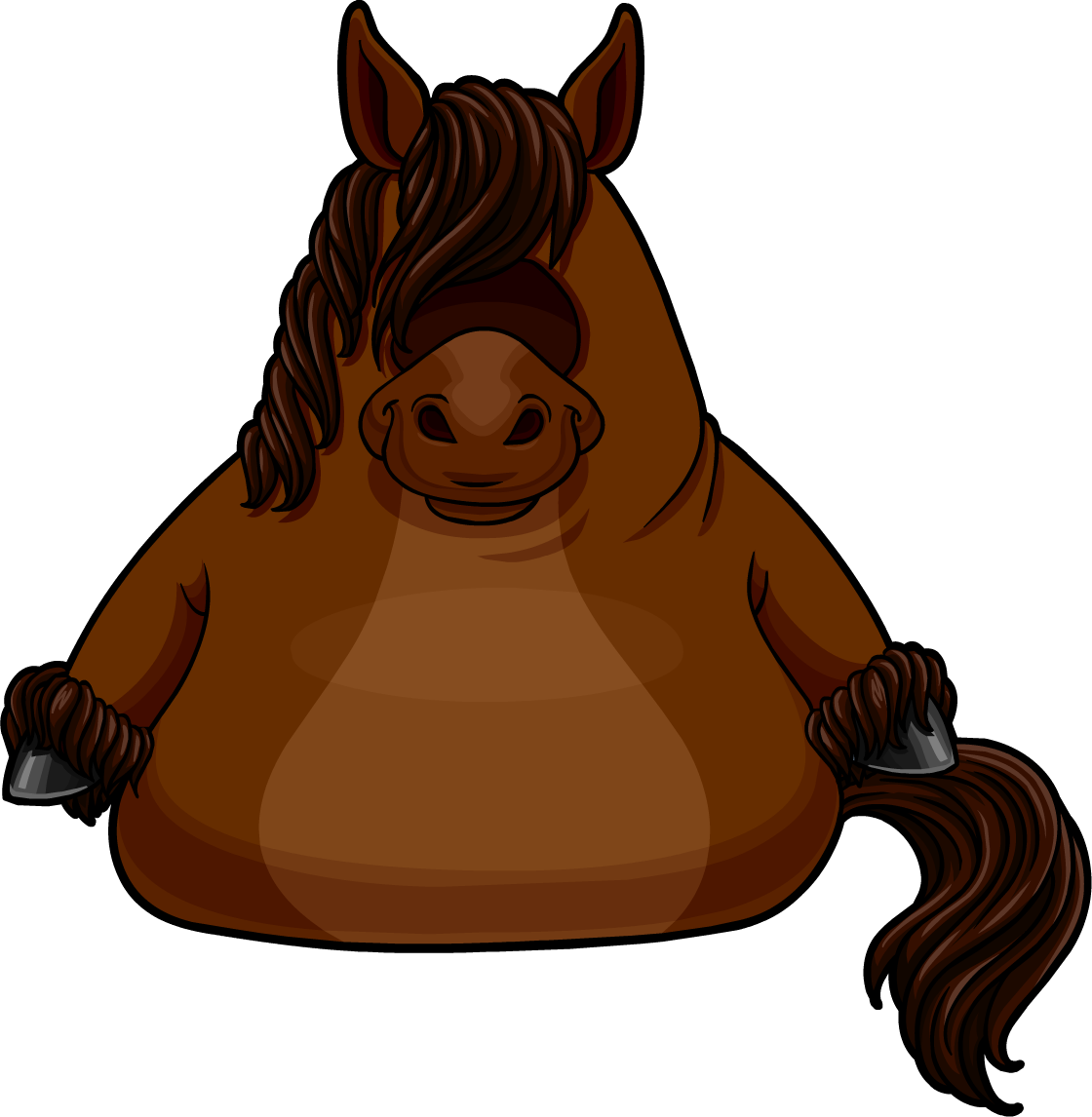Disfraz De Caballo, 2,000 - Club Penguin Horse Costume - Free Transparent PNG Clipart Images Download. - Horse Transparent PNG Free Download