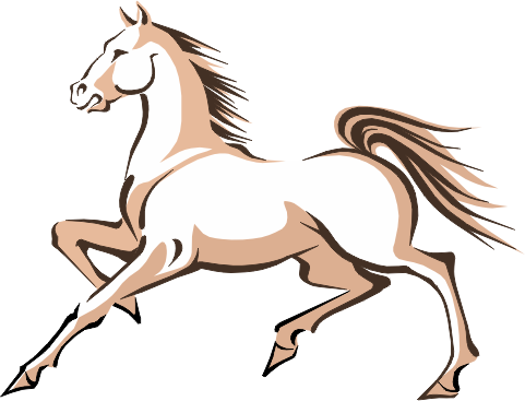 Horse Clipart - Mustang Horse Clip Art - Free Transparent PNG Clipart Images Download. - Horse Transparent PNG Free Download