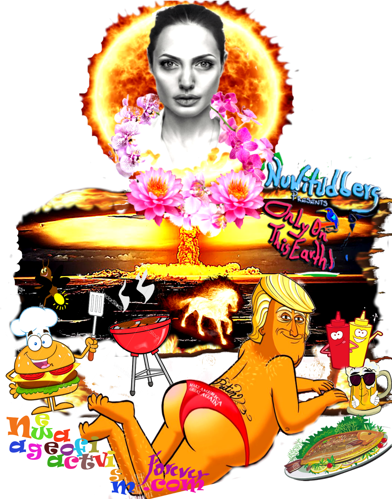 Angelina Jolie Pitt Gives Hope To Refugee Leemar In - Fire Horse - Free Transparent PNG Clipart Images Download. - Horse Transparent PNG Free Download