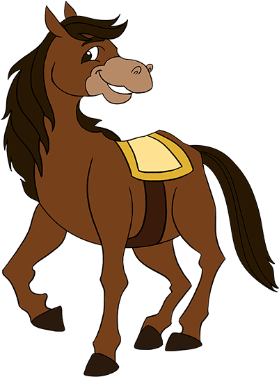 In The Civilizations Of Ancient Man, Many Battles Has - Cartoon Picture Of Horse - Free Transparent PNG Clipart Images Download. - Horse Transparent PNG Free Download