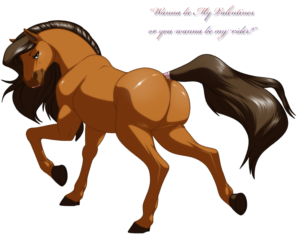 Valentines Day Horse Near Completion^^ By Wsache007 - Horse Butt Female - Free Transparent PNG Clipart Images Download. - Horse Transparent PNG Free Download