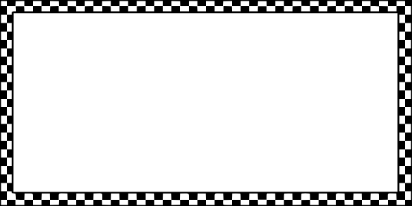 Horse Racing Clipart Racetrack - Checkered Border - Free Transparent PNG Clipart Images Download. - Horse Transparent PNG Free Download