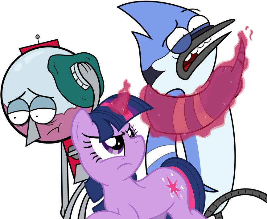Twilight Sparkle Mordecai Pinkie Pie Rigby Cartoon - Mordecai And Twilight Sparkle - Free Transparent PNG Clipart Images Download. - Horse Transparent PNG Free Download