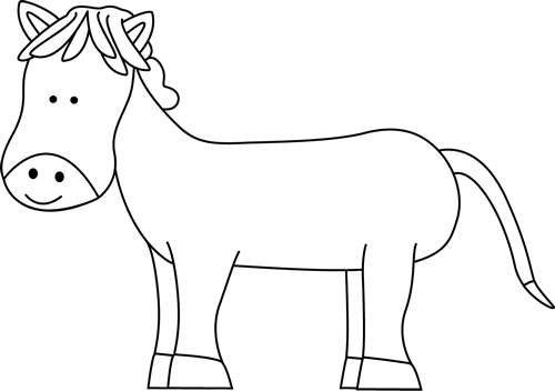 Black And White Horse - Black And White Horse - Free Transparent PNG Clipart Images Download. - Horse Transparent PNG Free Download