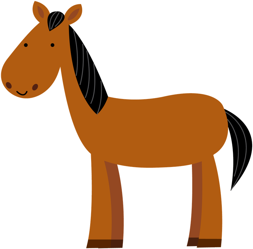 Farm Animalsfarmercarrieclip Artfarmhousefarmers Illustrations - Farm Horse Animal Clipart - Free Transparent PNG Clipart Images Download. - Horse Transparent PNG Free Download