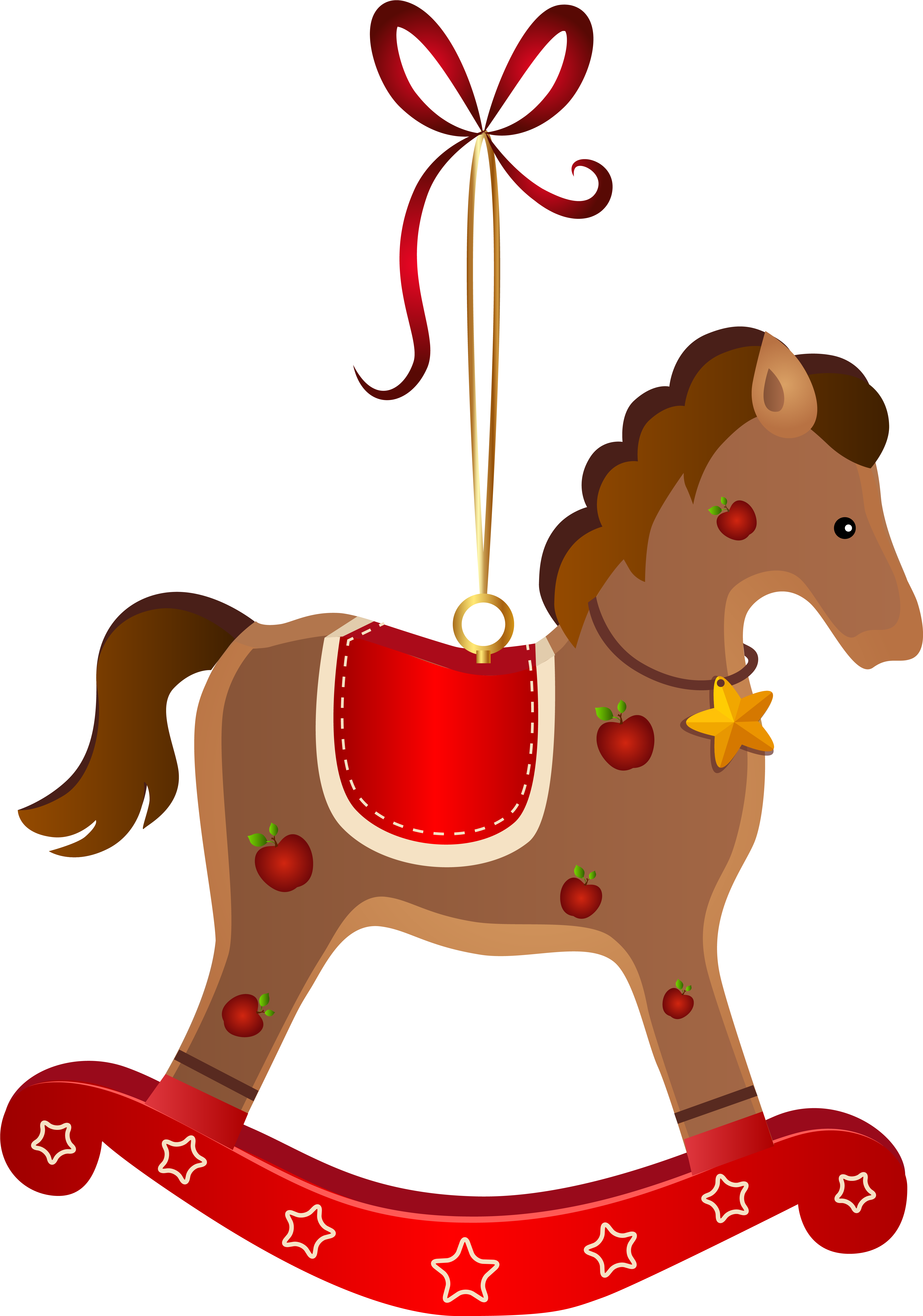 Rocking Horse Christmas Ornament Transparent - Rocking Horse Christmas Ornament - Free Transparent PNG Clipart Images Download. - Horse Transparent PNG Free Download
