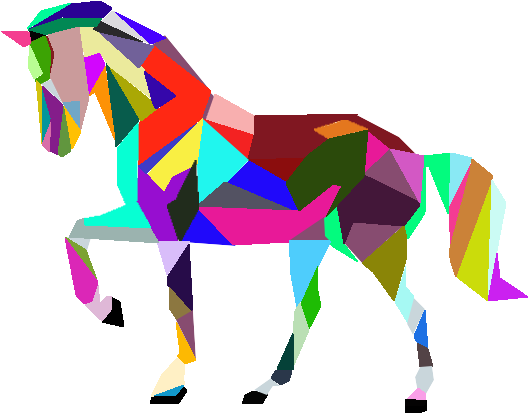 Colorful Horse Vector By Pb08arts On Deviantart Colorful - Colorful Horse - Free Transparent PNG Clipart Images Download. - Horse Transparent PNG Free Download