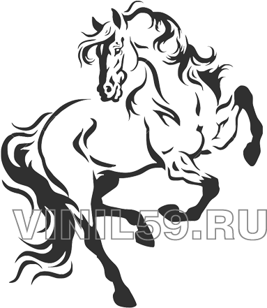Интерьерная Или Авто Наклейка - Horse Black And White Tattoo - Free Transparent PNG Clipart Images Download. - Horse Transparent PNG Free Download