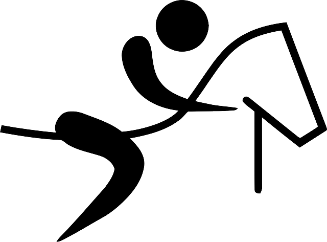 Horse, Sports, Pictogram, Riding, Stickman - Olympic Horse Riding Symbol - Free Transparent PNG Clipart Images Download. - Horse Transparent PNG Free Download
