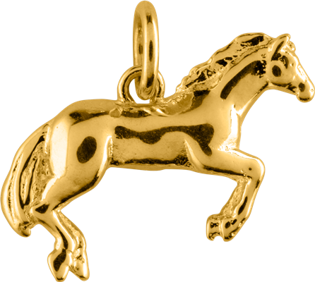 Gold Plated Horse Charm $36 - Its All About The Accessories Lily Charmed - Sterling - Free Transparent PNG Clipart Images Download. - Horse Transparent PNG Free Download