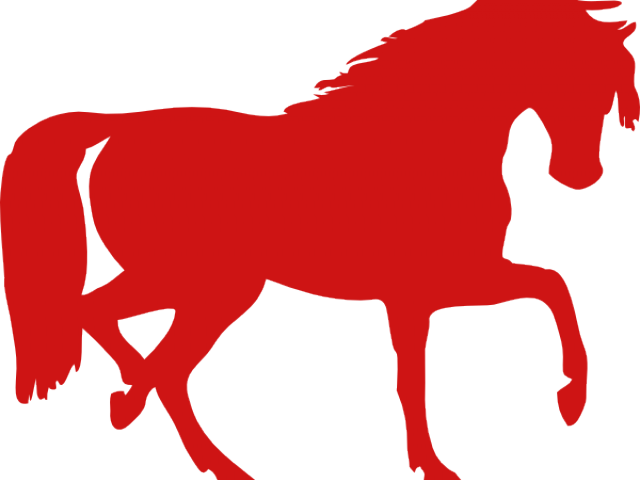 Red Horse Cliparts - Horse Silhouette Clip Art - Free Transparent PNG Clipart Images Download. - Horse Transparent PNG Free Download