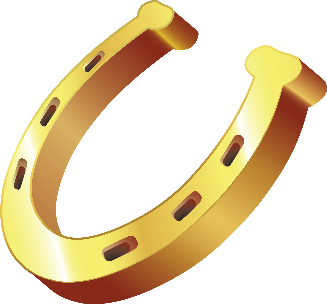 Gold Horseshoe Png Clipart - Horse Shoe Clip Art Gold Transparent PNG - 1436x1293 - Free Download on - Horse Transparent PNG Free Download