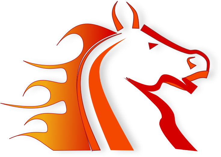 Horse Racing Clip Art Free - Fire Horse Png - Free Transparent PNG Clipart Images Download. - Horse Transparent PNG Free Download