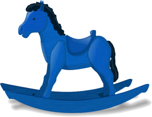 Rocking Horse Vector Clip Art - Rocking Horse Clip Art - Free Transparent PNG Clipart Images Download. - Horse Transparent PNG Free Download