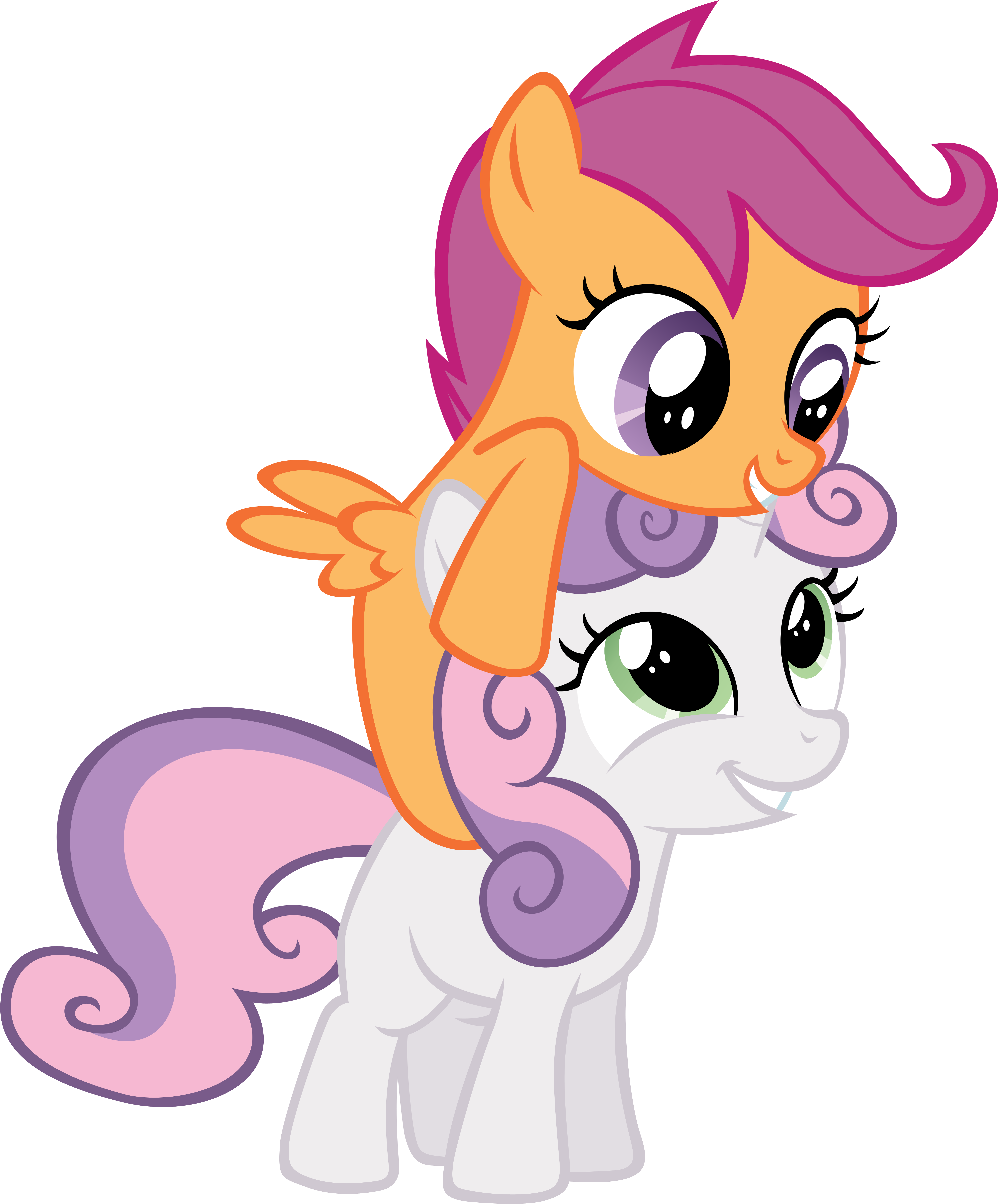 Sweetie Belle Scootaloo Rarity Applejack Rainbow Dash - Sweetie Belle Scootaloo Rarity Applejack Rainbow Dash - Free Transparent PNG Clipart Images Download. - Horse Transparent PNG Free Download