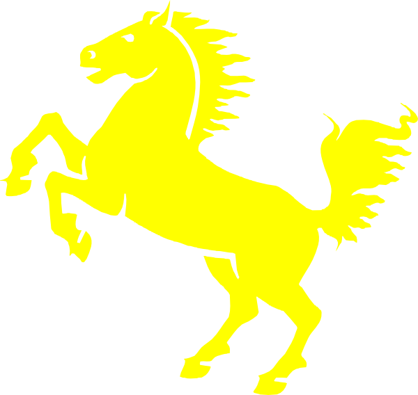 Free Yellow Mustang Cliparts, Download Free Clip Art, - Blue And Yellow Horse - Free Transparent PNG Clipart Images Download. - Horse Transparent PNG Free Download