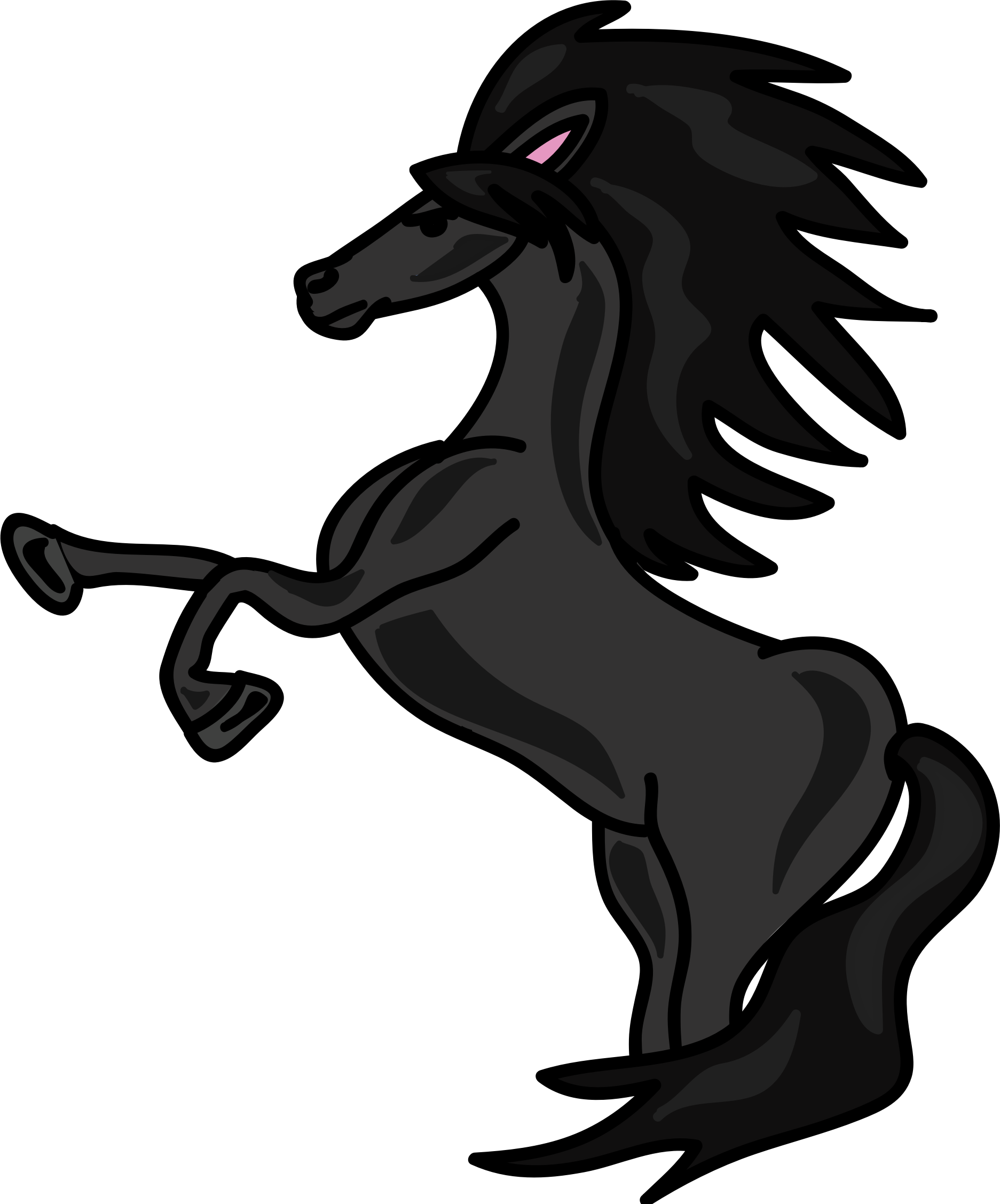 This Free Icons Png Design Of Horse Black Transparent PNG - 1873x2254 - Free Download on - Horse Transparent PNG Free Download