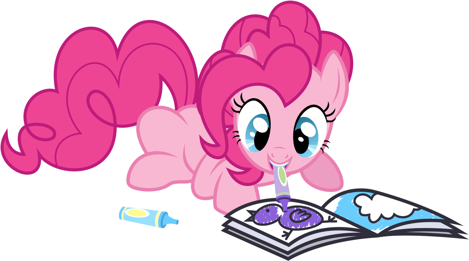 Pinkie Pie Twilight Sparkle Pink Cartoon Mammal Vertebrate - My Little Pony Friendship Is Magic Coloring Pages Pinkie - Free Transparent PNG Clipart Images Download. - Horse Transparent PNG Free Download