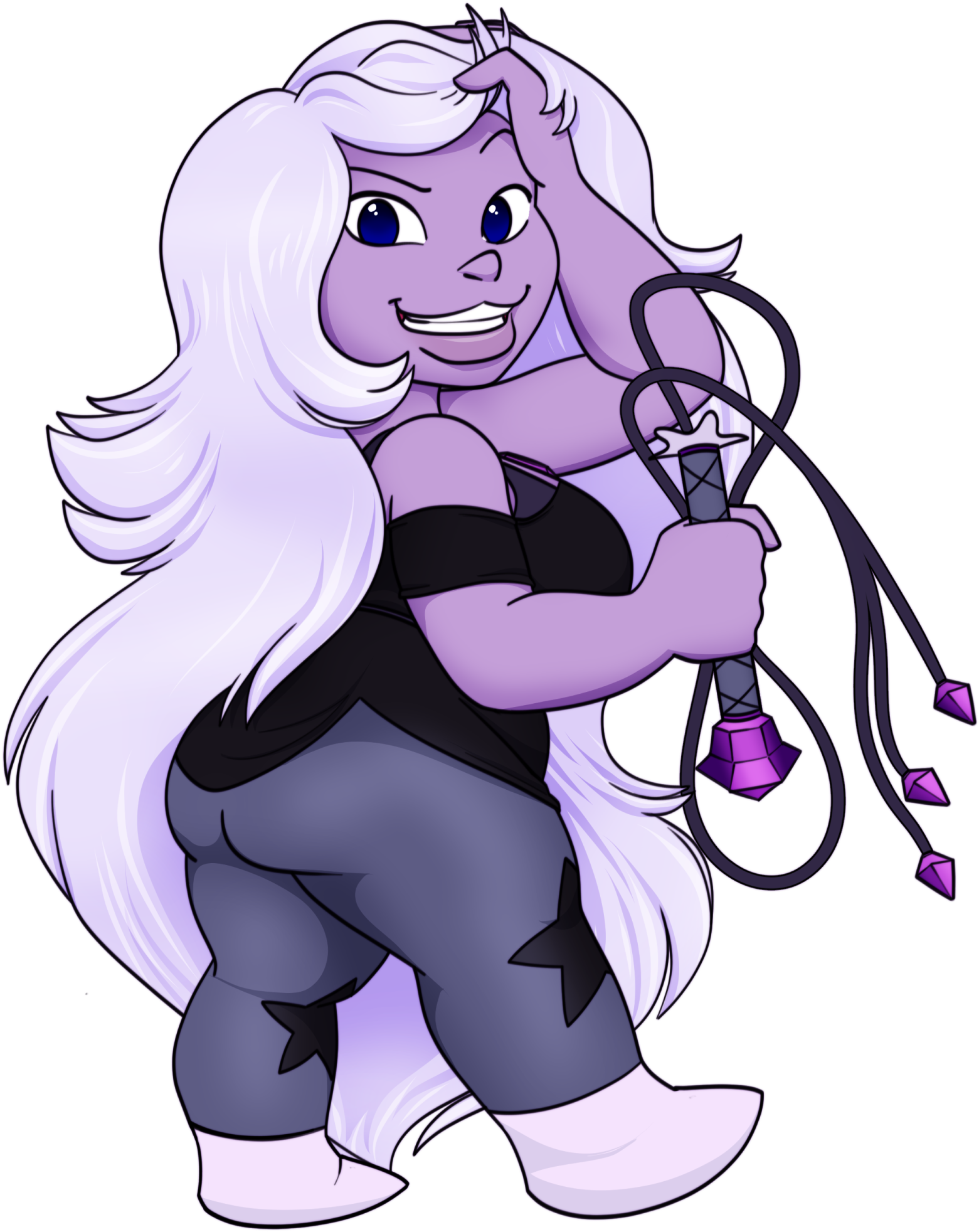 Fictional Character Mammal Purple Vertebrate Cartoon - Steven Universe Amethyst Booty - Free Transparent PNG Clipart Images Download. - Horse Transparent PNG Free Download