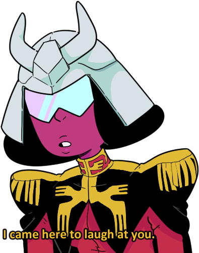 Came Here To Laugh'atvou Char Aznable Fictional Character - Steven Universe Gundam - Free Transparent PNG Clipart Images Download. - Horse Transparent PNG Free Download